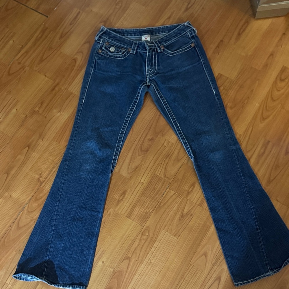 True Religion Dark Blue Flare Jeans